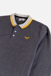 Tipping Full Polo Shirt - Tipped Grey